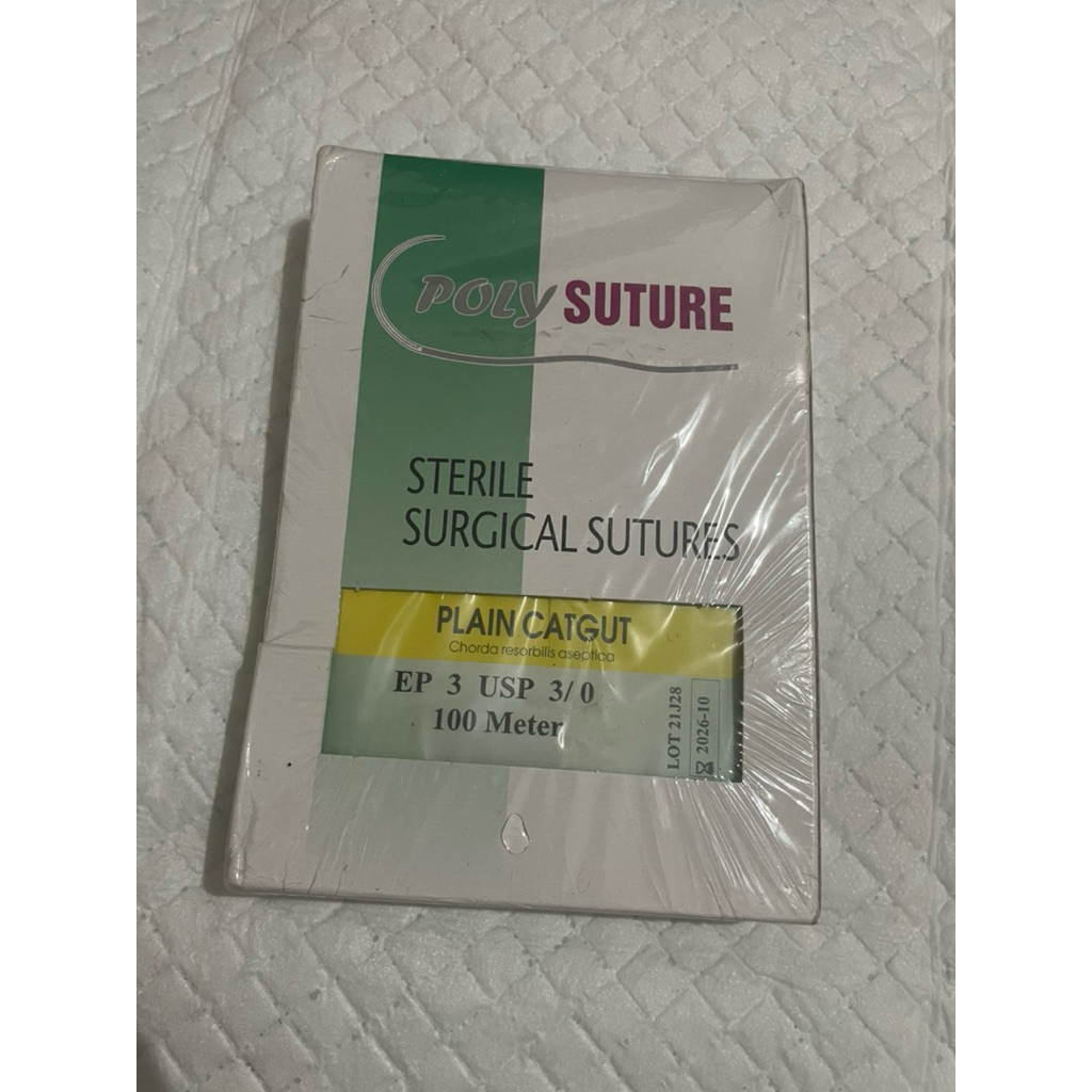 benang polysuture  catgut plan 3/0 murah