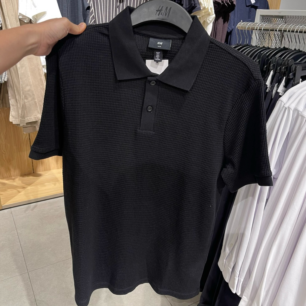 Polo H&M Man Slim Black