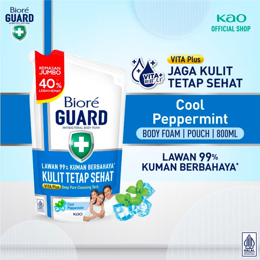 Biore Cool Peppermint 800 ml