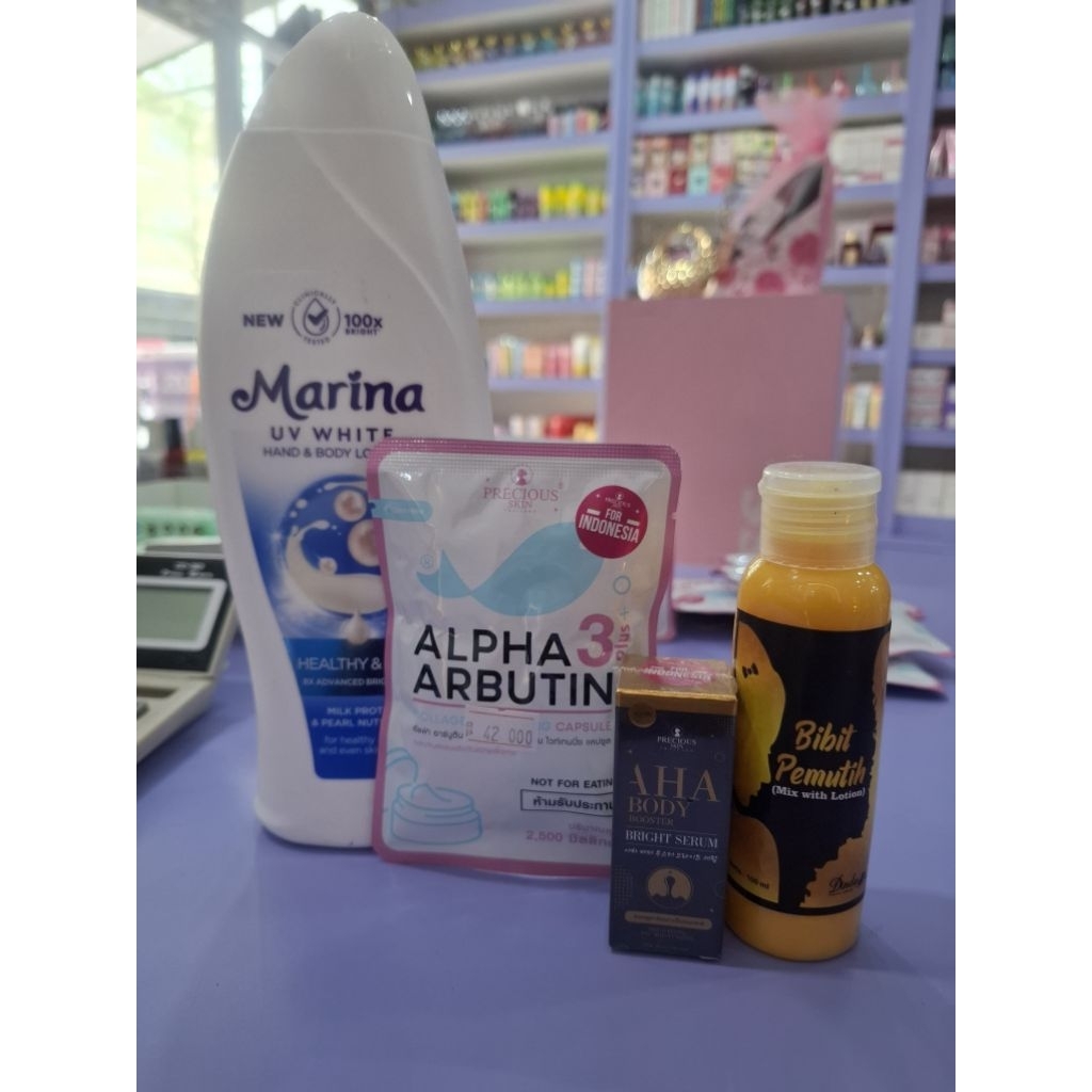 paket satuan alpha arbutin