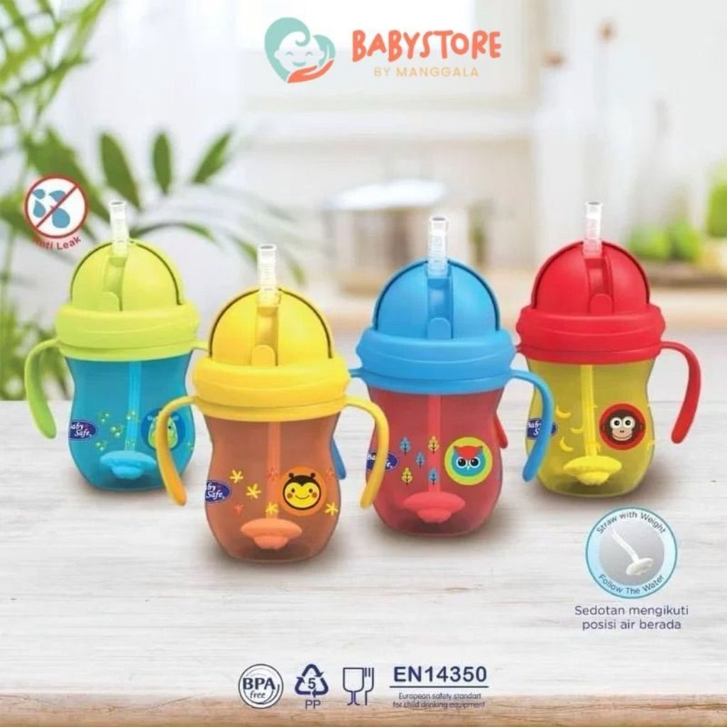 Babysafe Training cup with weighted straw 270ml
