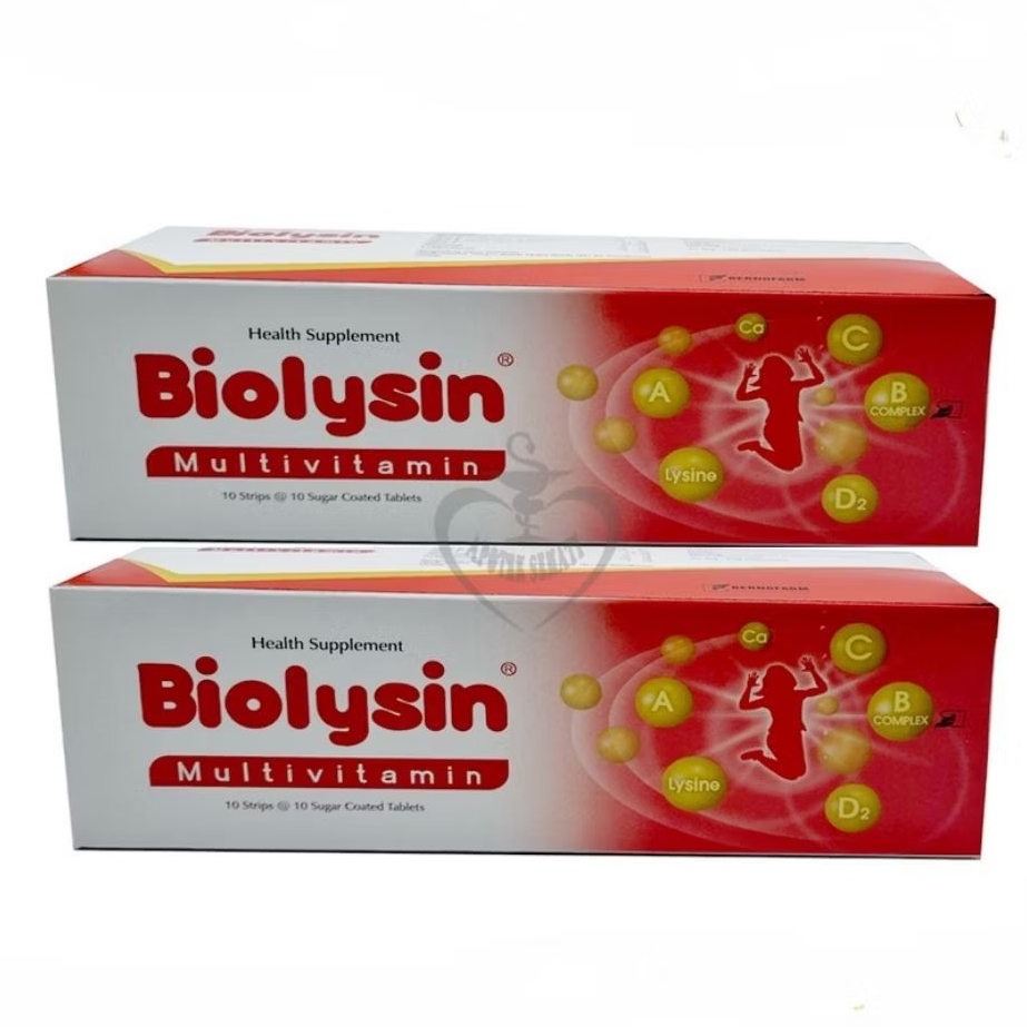 BIOLYSIN MULTIVITAMIN BOX 100 TABLET