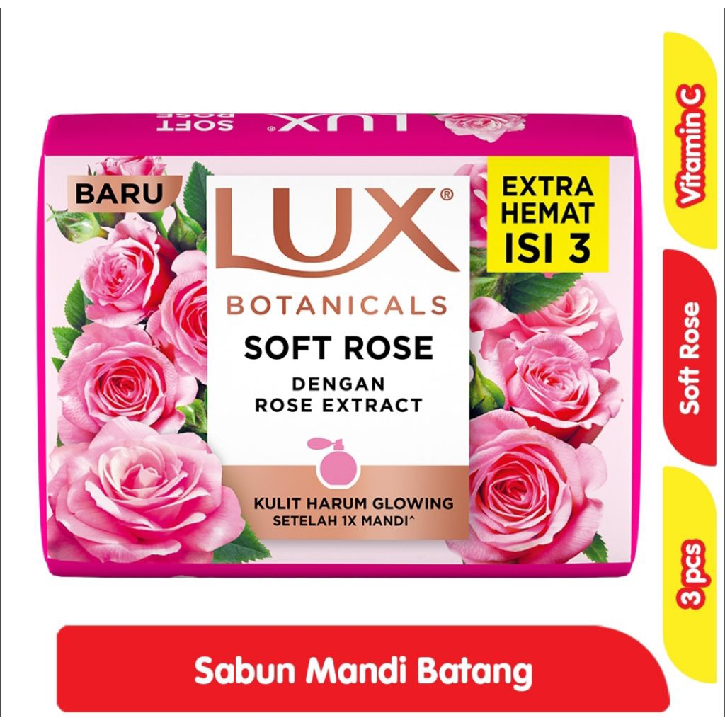 Lux Body Soap Soft Touch 3 pcs