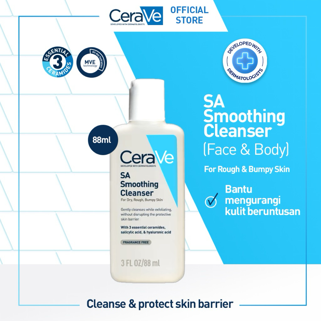 Cerave SA Smoothing Cleanser 88ml