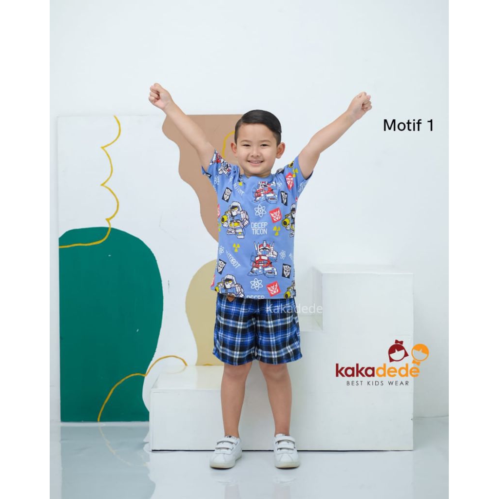 Celana Kaos Anak Robotic Kakadede