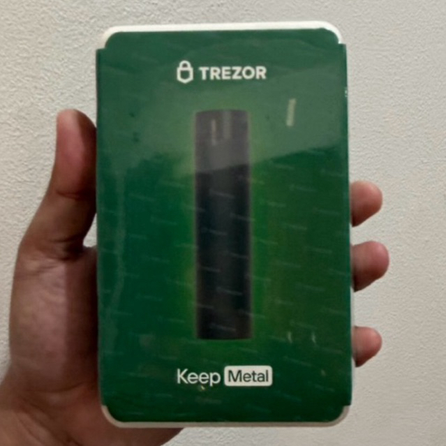 TREZOR Keep Metal 20 Word Wallet Backup