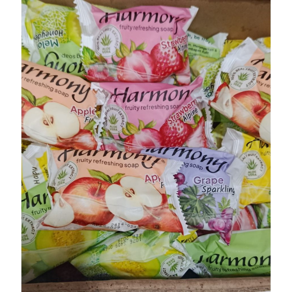 harmony.fruity.refeshing.soap.70g.hrg3pcs.tandom