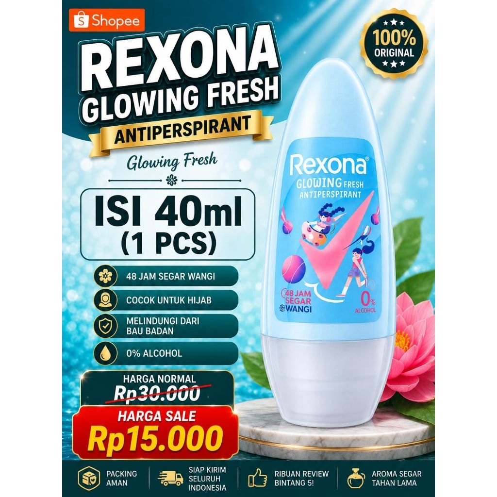 Rexona Glowing Fresh Deodoran