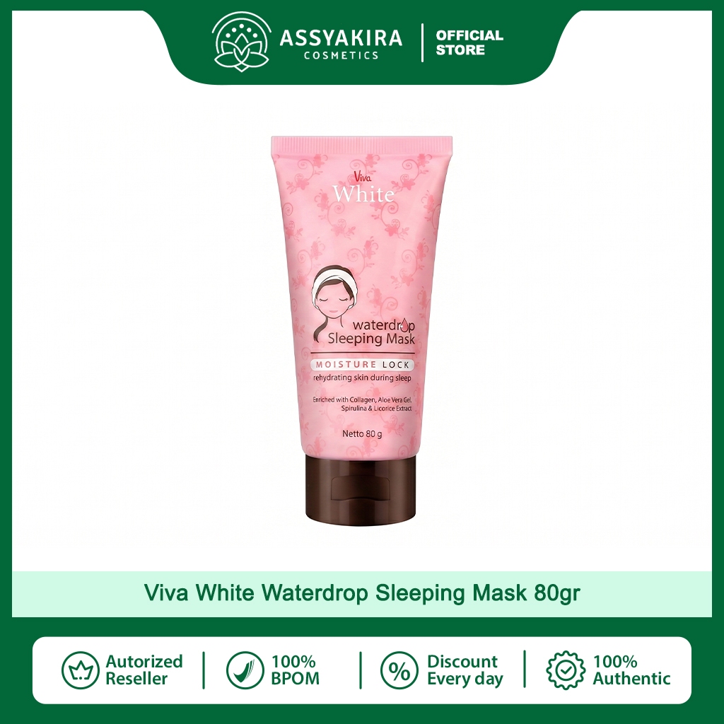 Viva White Waterdrop Sleeping Mask 80gr