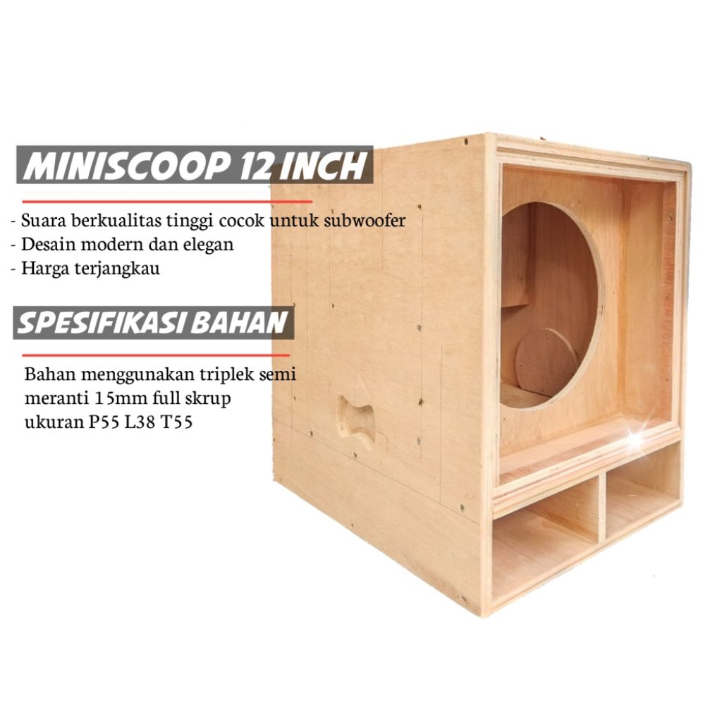 Box Miniscoop 12 inch