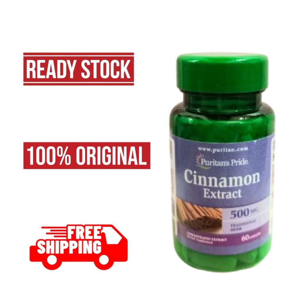 Puritans Pride Cinnamon Extract 500mg 60 Caplets