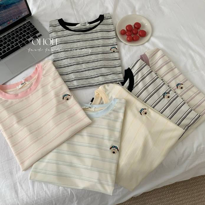 READYSTOCK CN1159 - 1680 KAOS BASIC STRIPE OHOH