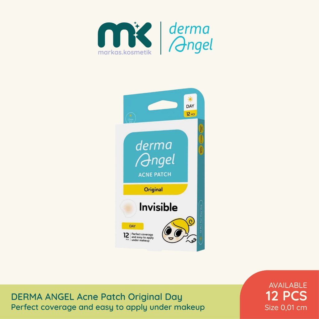 Markas.Kosmetik - Derma Angel Acne Patch Day (isi 12 patch)