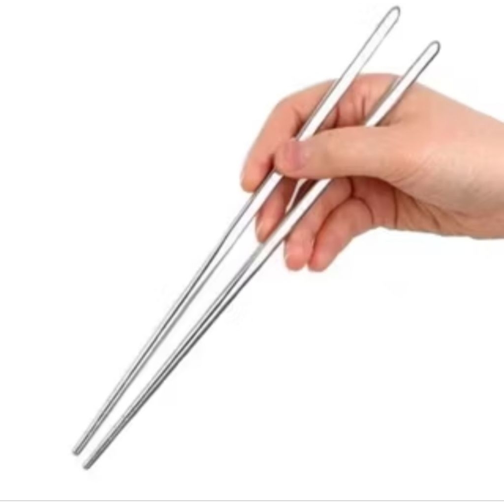 5pcs sumpit stenlis eceran murah