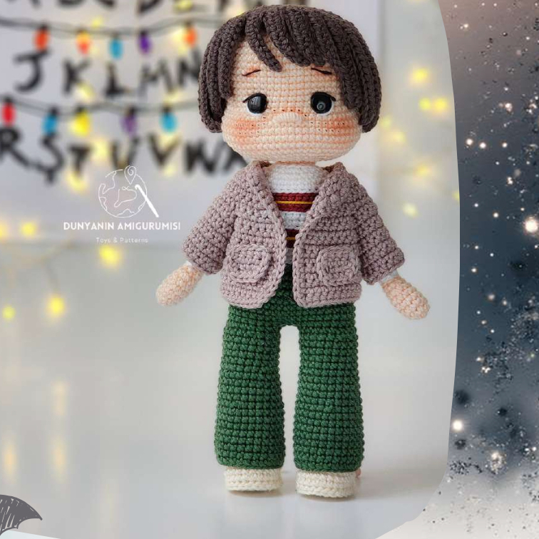 Mike_doll {Amigurumi/Crochet Pattern}