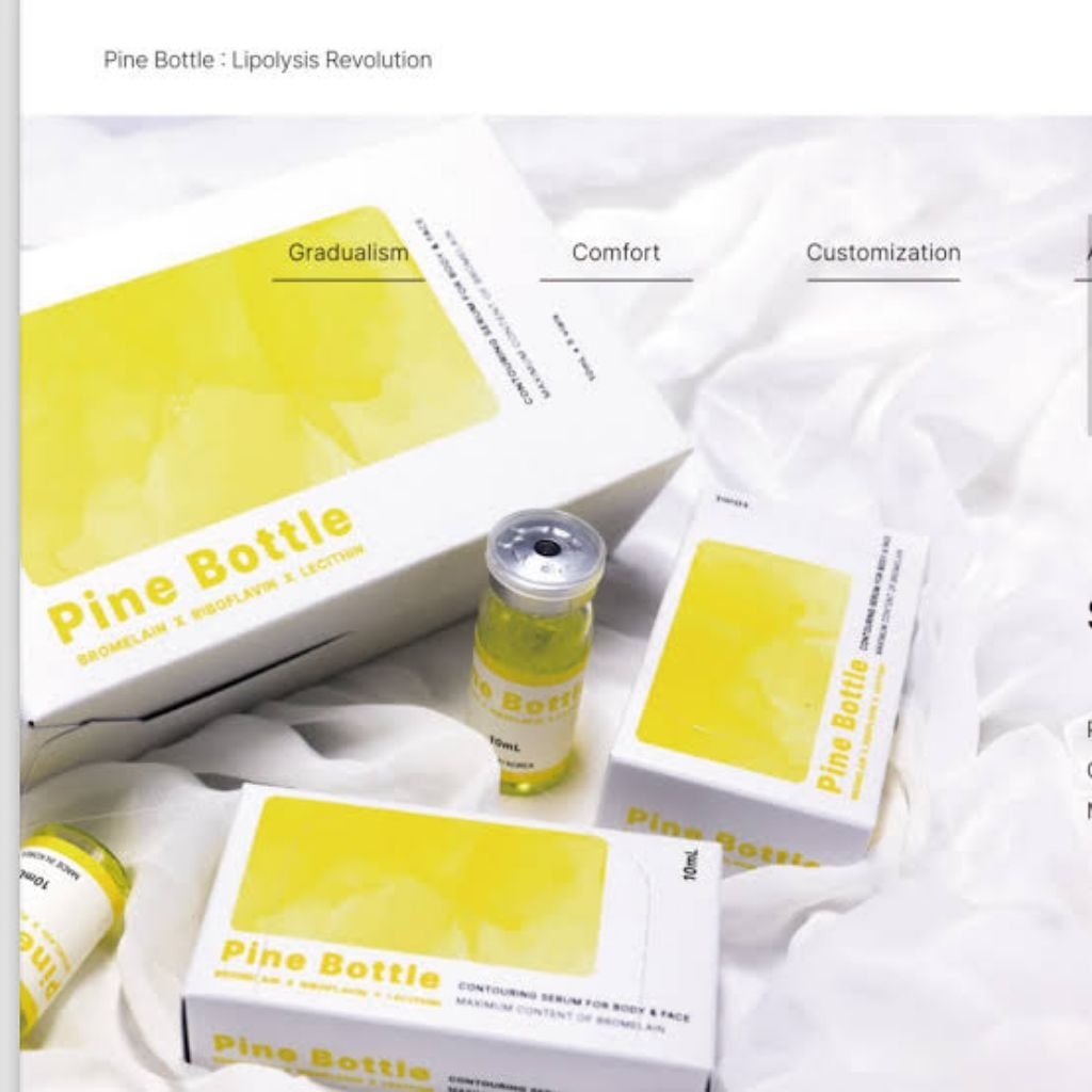 PINE BOTTLE Serum Slimming Original Ecer & Box