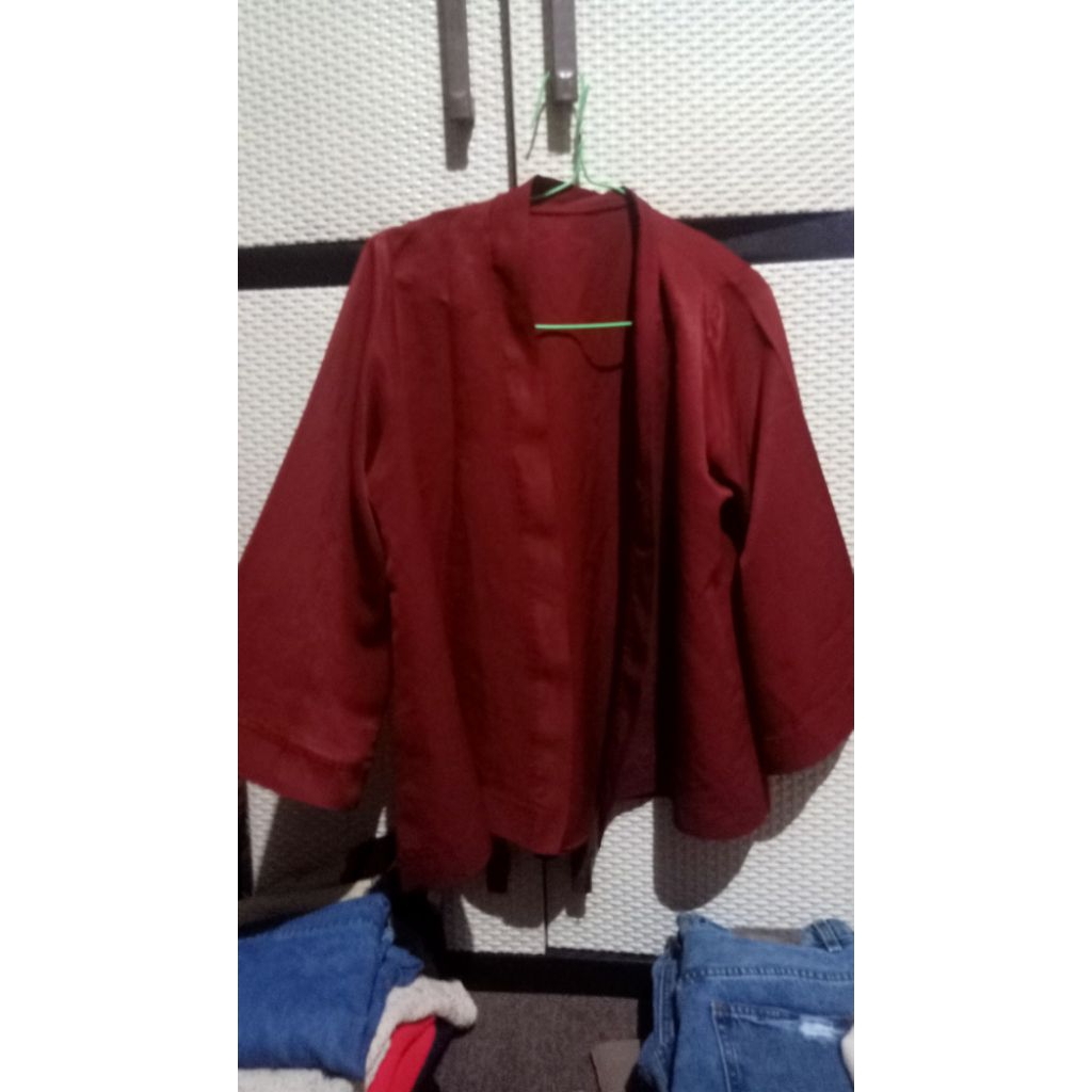 OUTER LUARAN TANPA KANCING MODEL KUTUBARU
