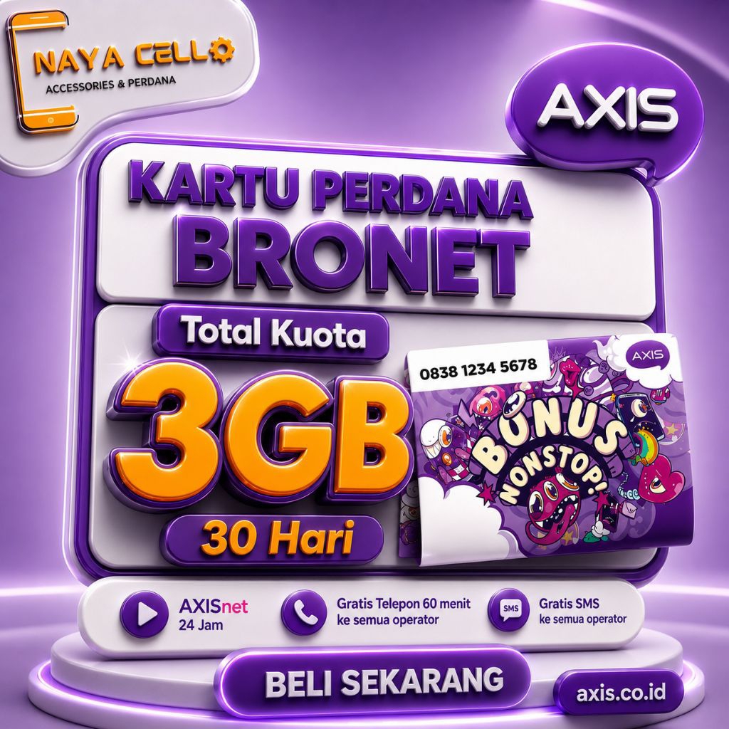 Perdana Axis 3GB 30 Hari