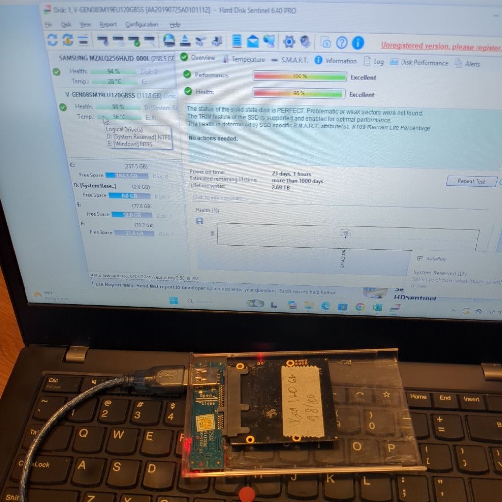 SSD Vgen 120 GB