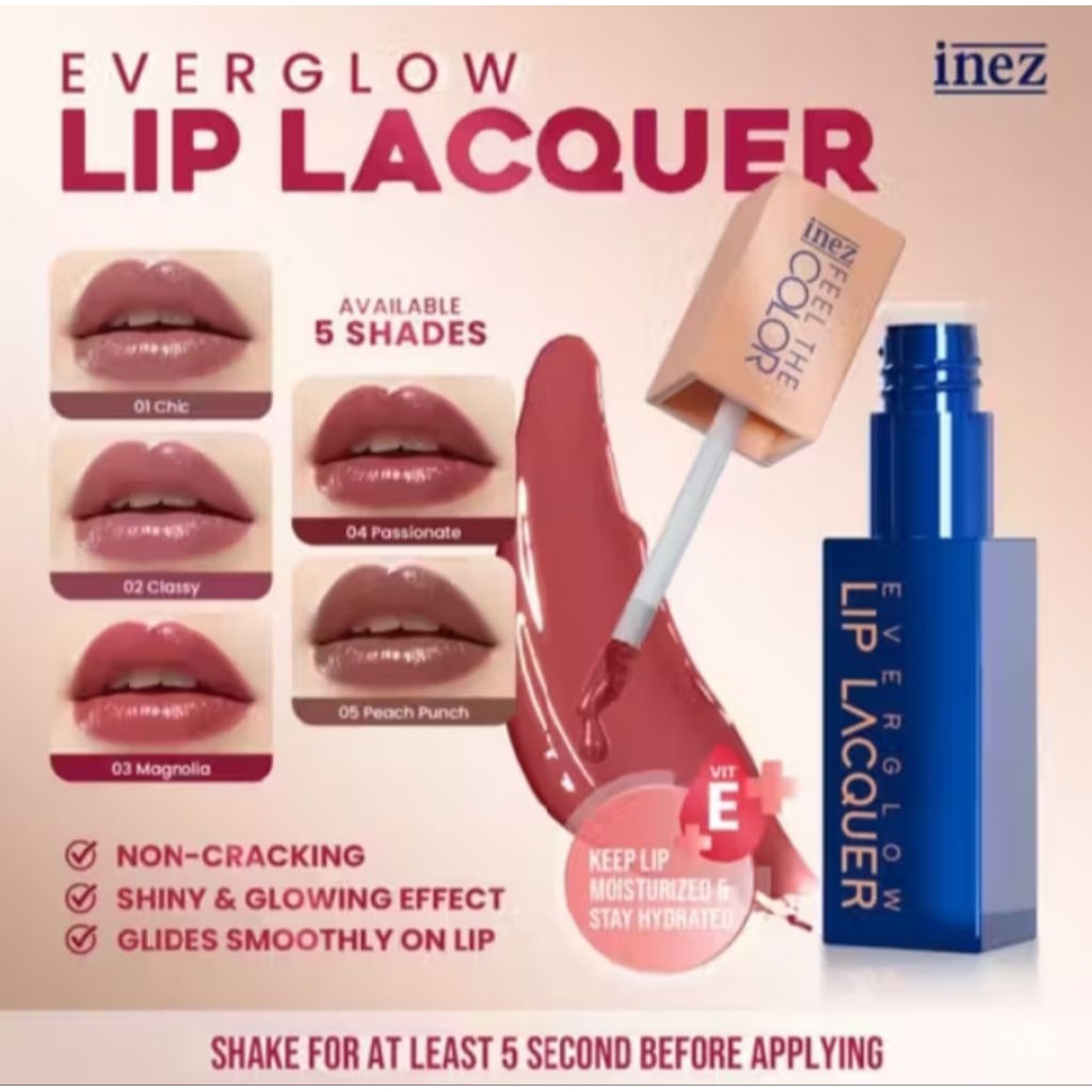 Everglow lip laquer passionate
