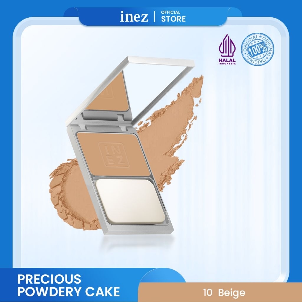precious powder cake no 10.beige kaca