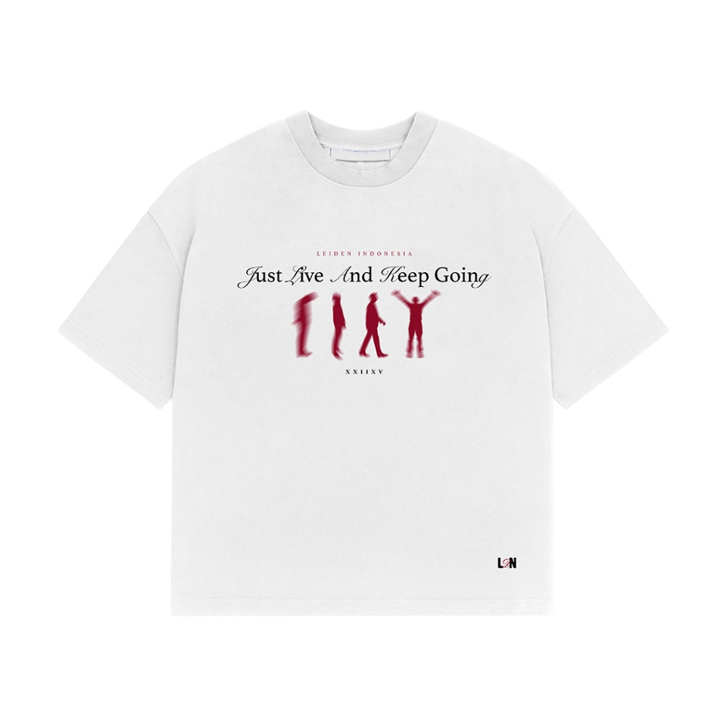 Leiden | Oversized | Just Live And Keep Going
