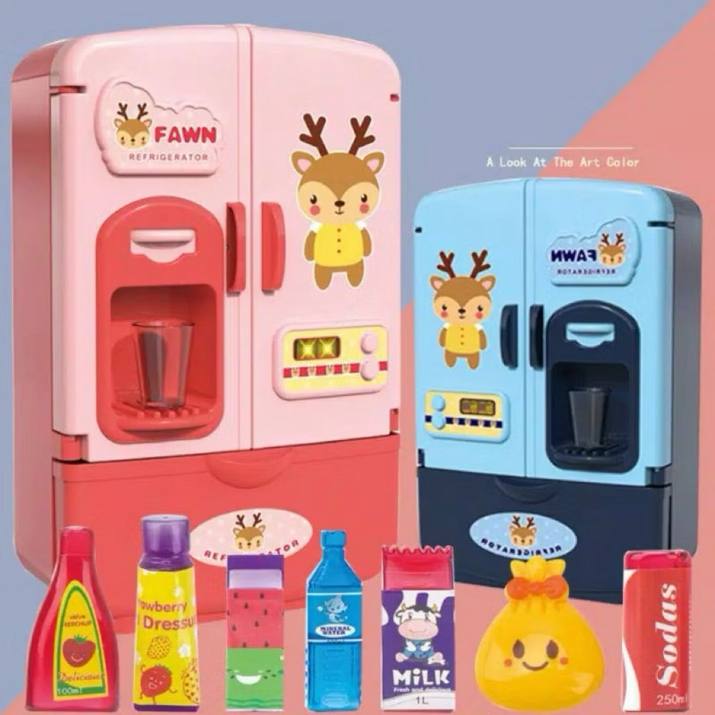 Mainan Perempuan Kulkas Mini Kitchen Set