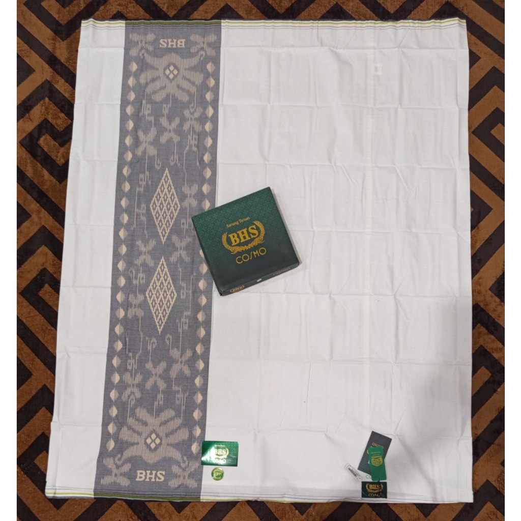SARUNG BHS COSMO GOLD PUTIH
