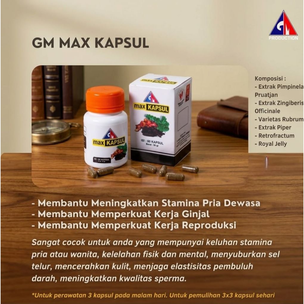 GM Max Kapsul Herbal Original