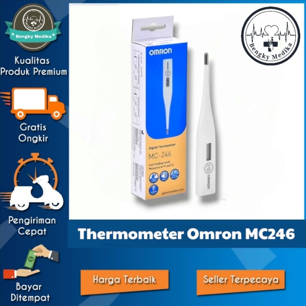 Termometer Digital omron MC 246   Thermometer ketiak Omron