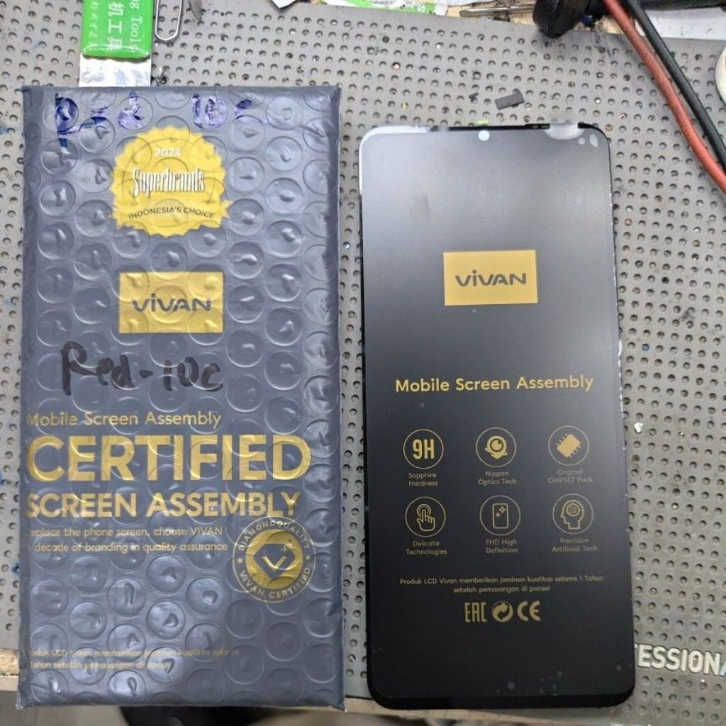 lcd layar set redmi 10c poco c40 vivan best quality
