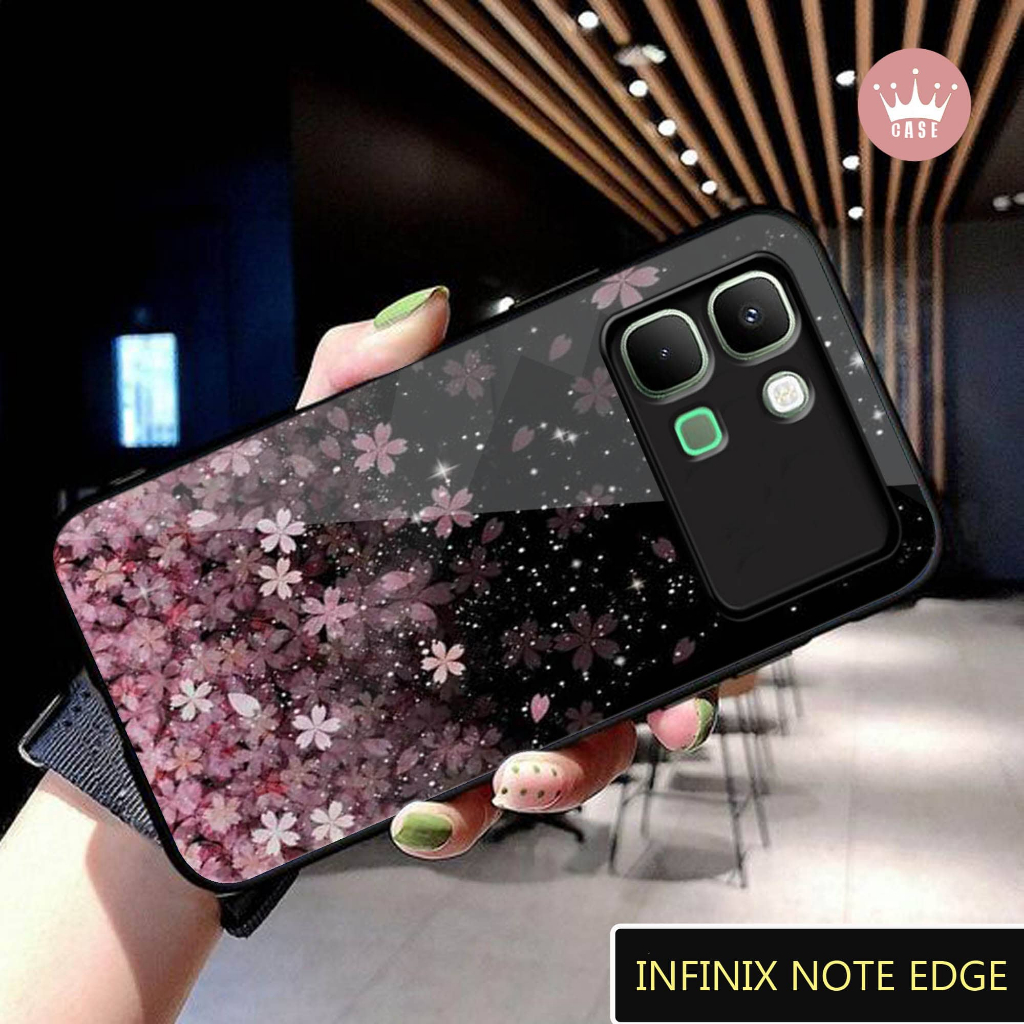 Softcase Kaca INFINIX NOTE EDGE - casing handphone - INFINIX NOTE EDGE  -S155-
