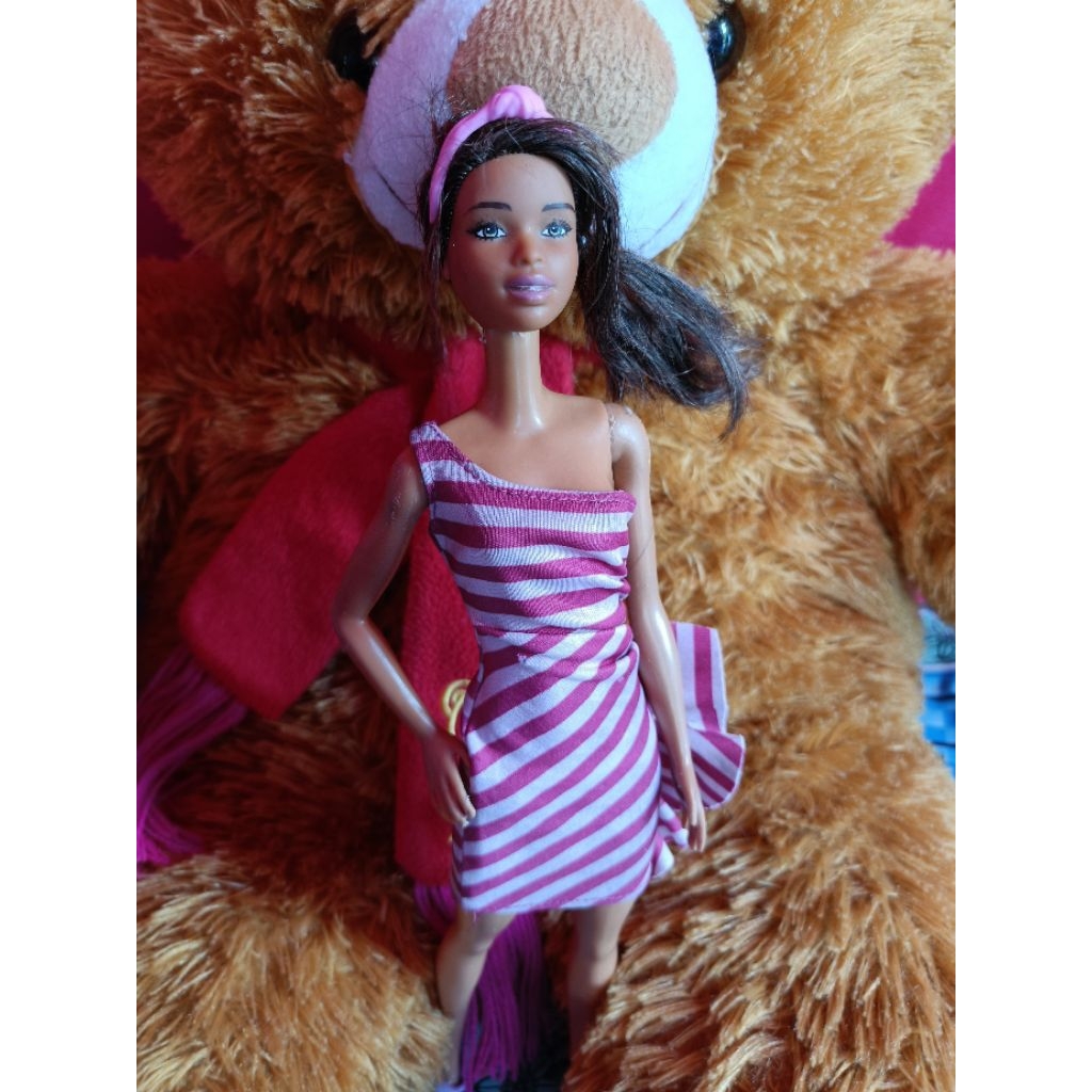 Barbie Cantik Mines rambut & Leher krek