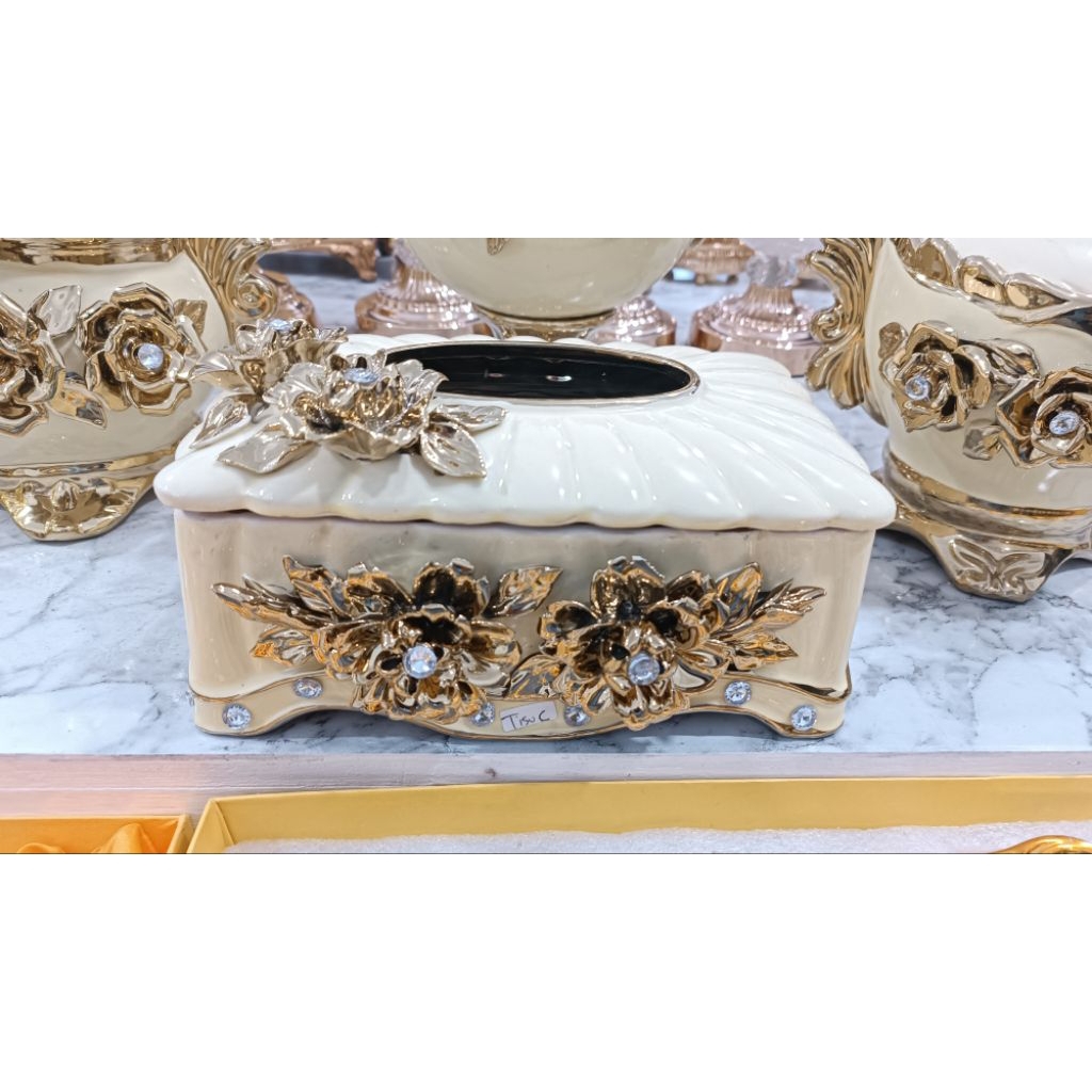 tempat tissue keramik new model