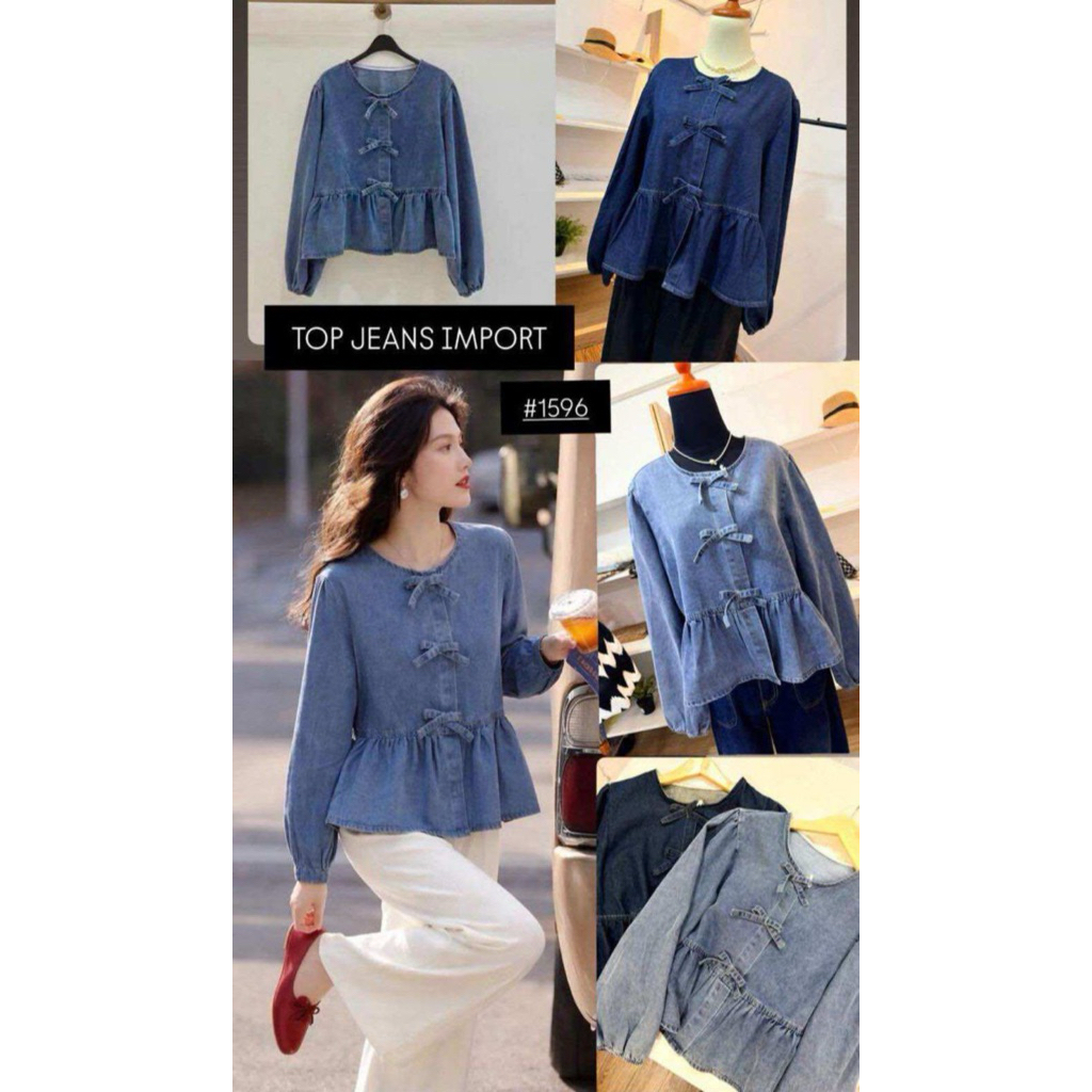 kemeja jeans import