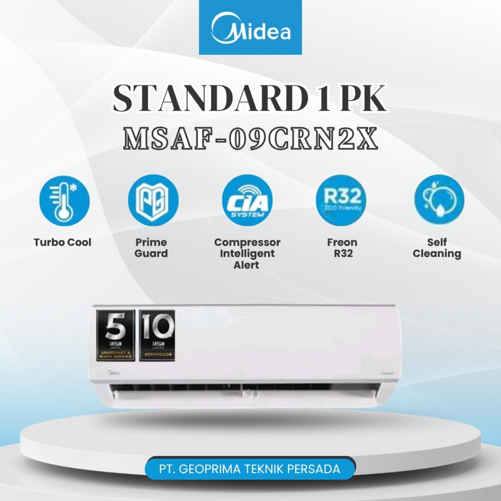 MIDEA AC Split Standard 1PK Tipe MSAF-09CRN2X