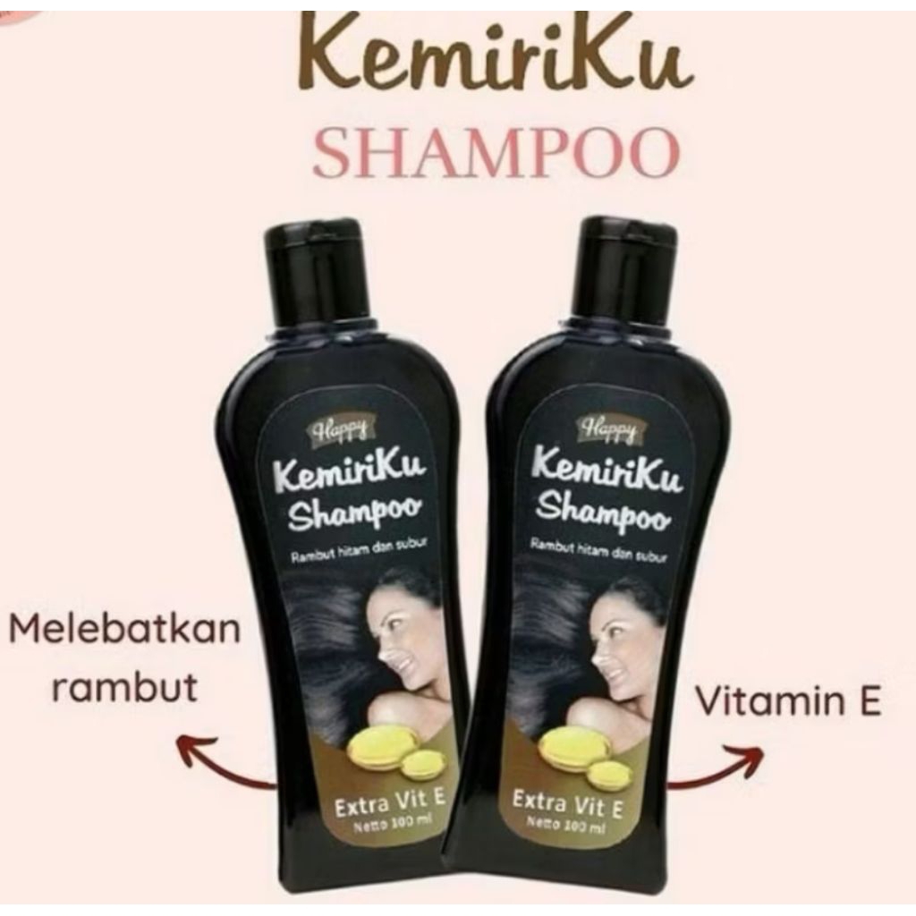 Happy Kemiriku Shampoo Extra Vit E