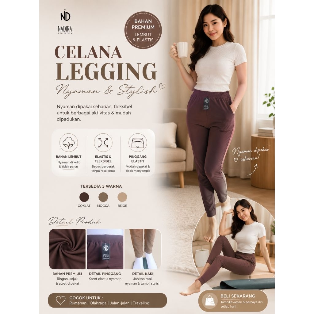 legging spandex premium standar
