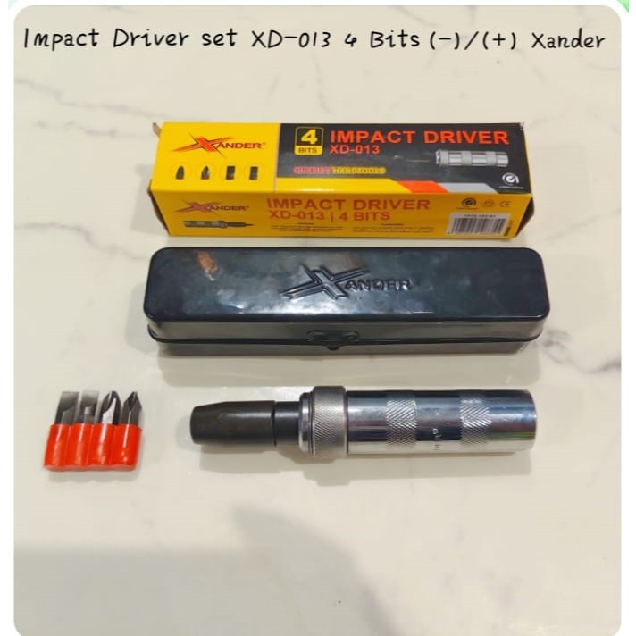 Impact Driver Set XD-013 4bit Xander