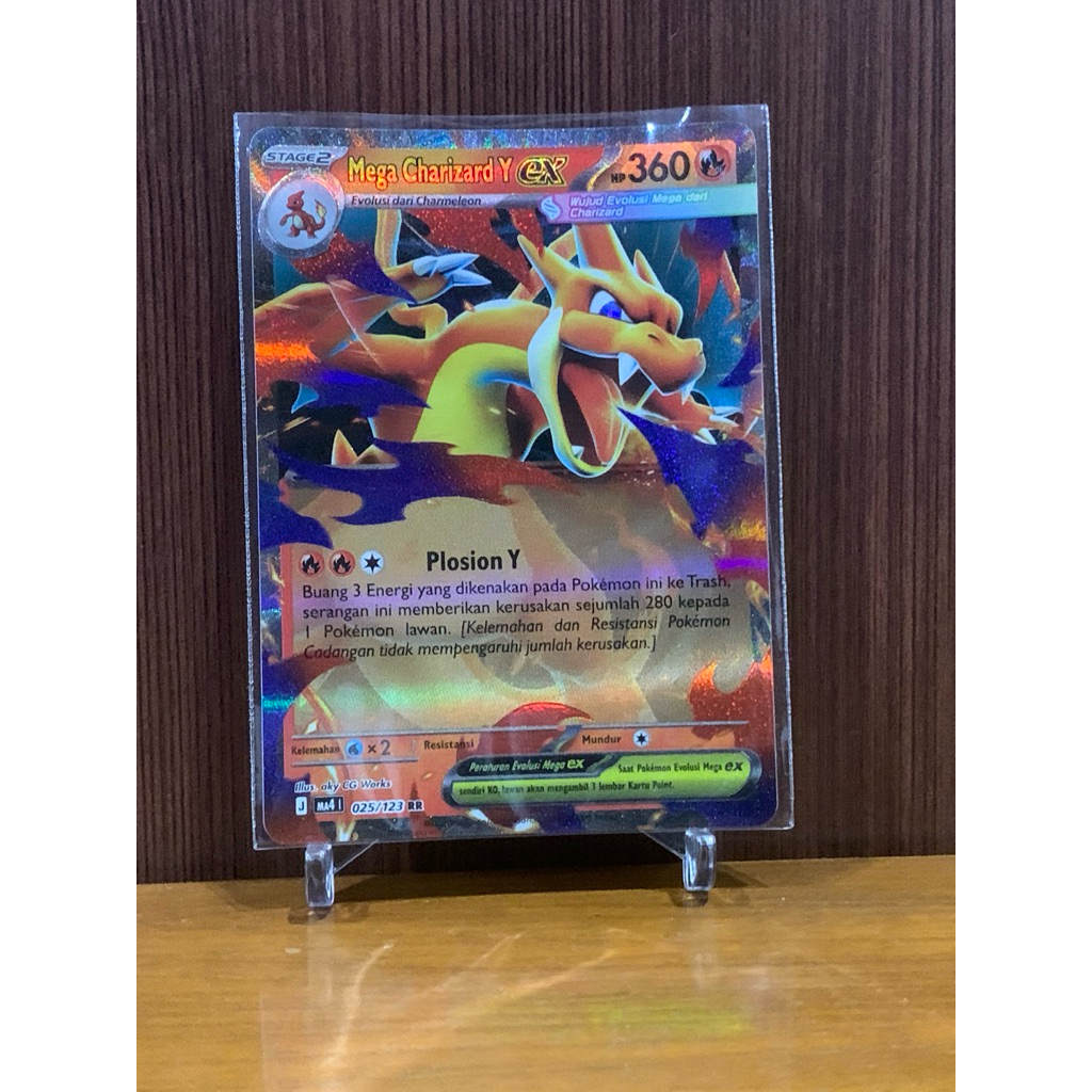 mega charizard y ex rr 025/123 MA4