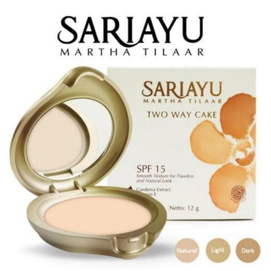 SARIAYU TWO WAY CAKE SPF 15 01 LIGHT
