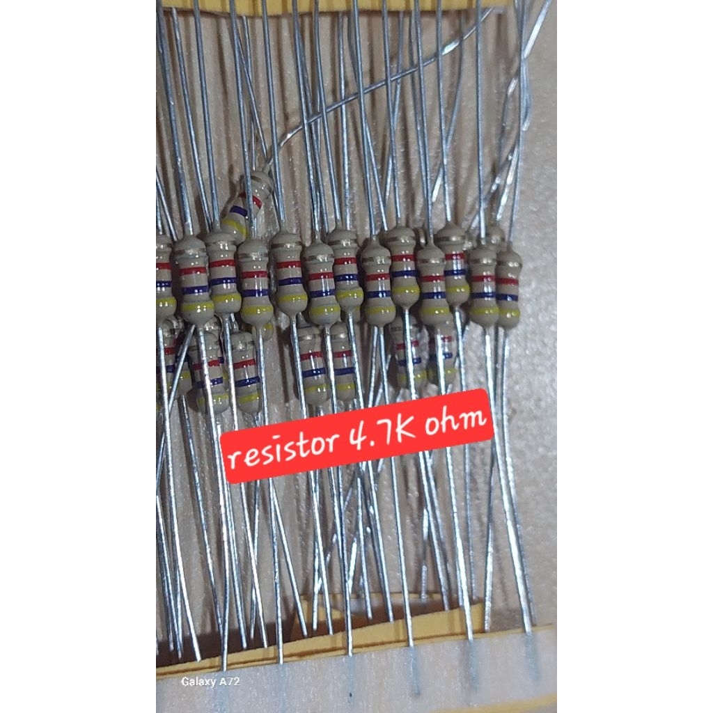 resistor 4.7k ohm 1/4w
