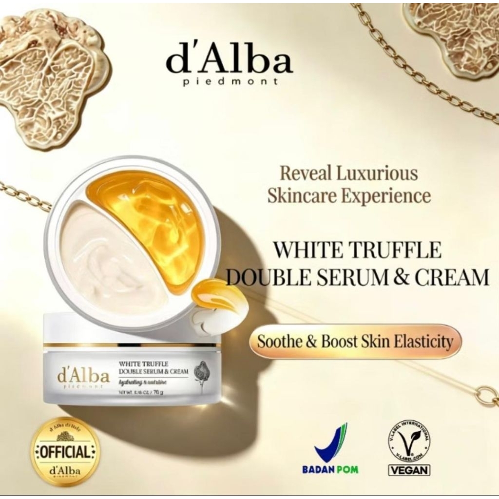 d'Alba White Truffle Serum dan Cream