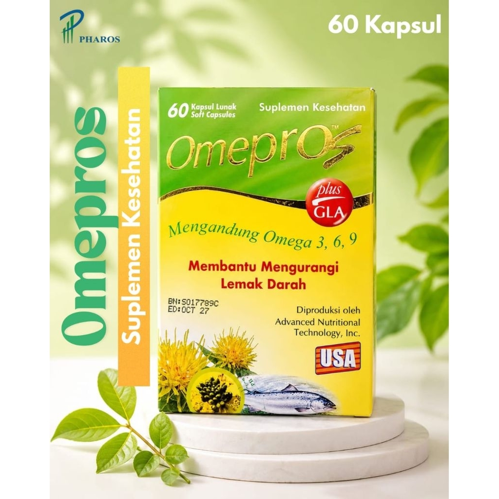 Omepros 60 Soft Kapsul/ Suplemen kesehatan