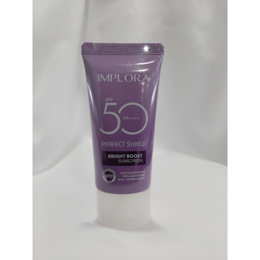 #IMPLORA# PERFECT SHIELD BRIGHT BOOST SUNSCREEN SPF 50 PA ++++ / 25ml