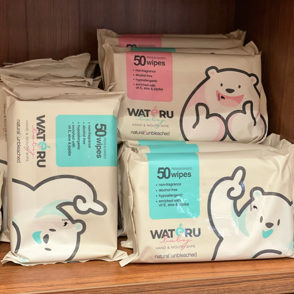 Wateru Wet Tissue 50 sheets 2ply