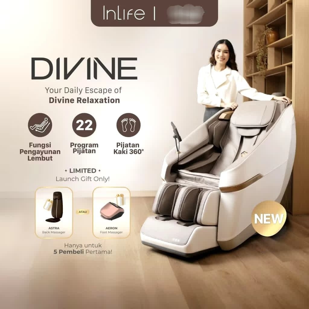 kursi pijat divine Grey