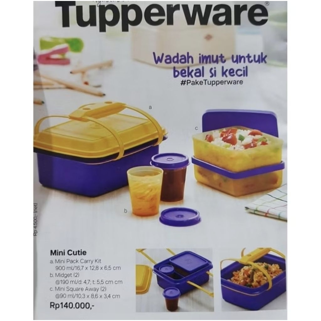 Mini Cutie Tupperware