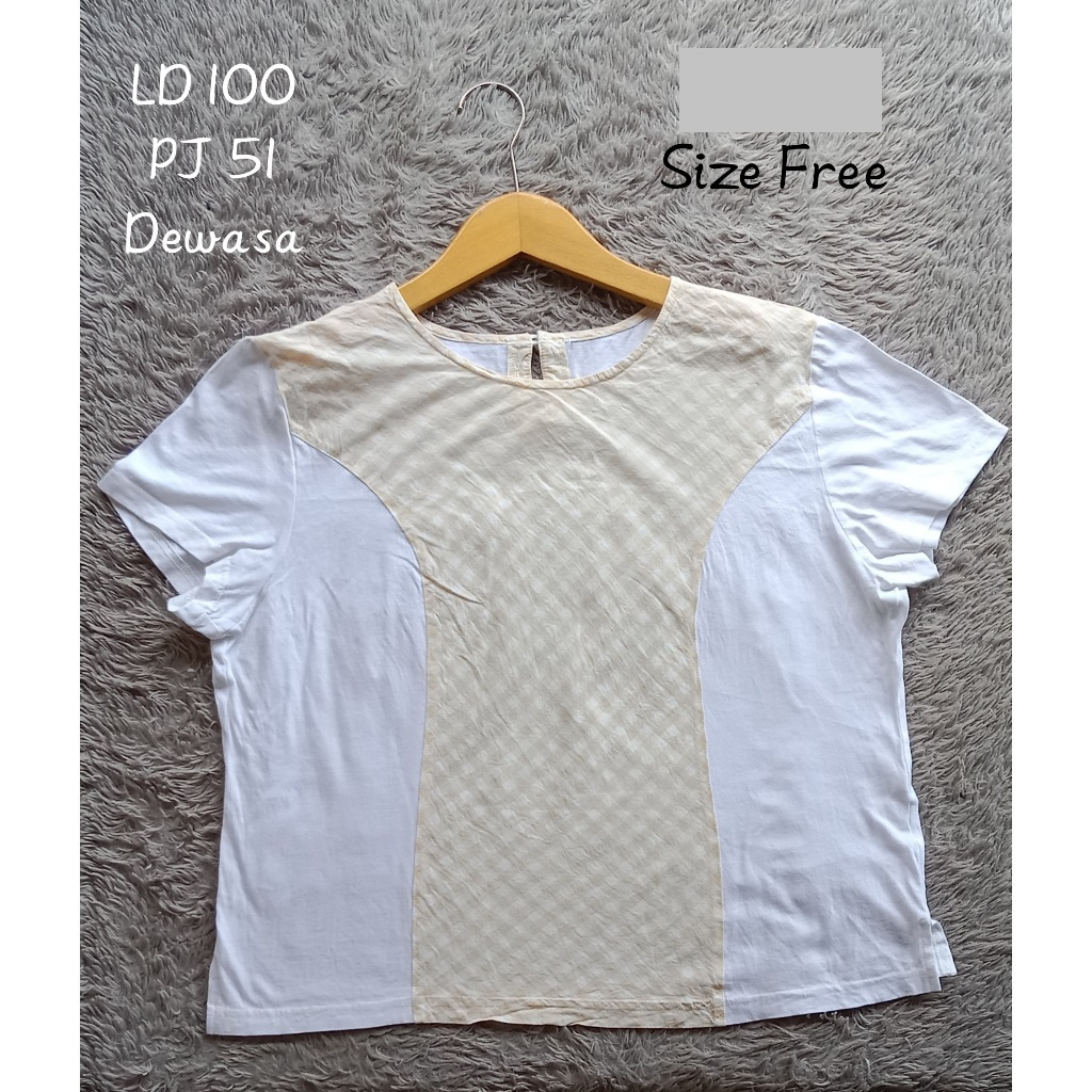 Kaos wanita/remaja cewek NO MEREK