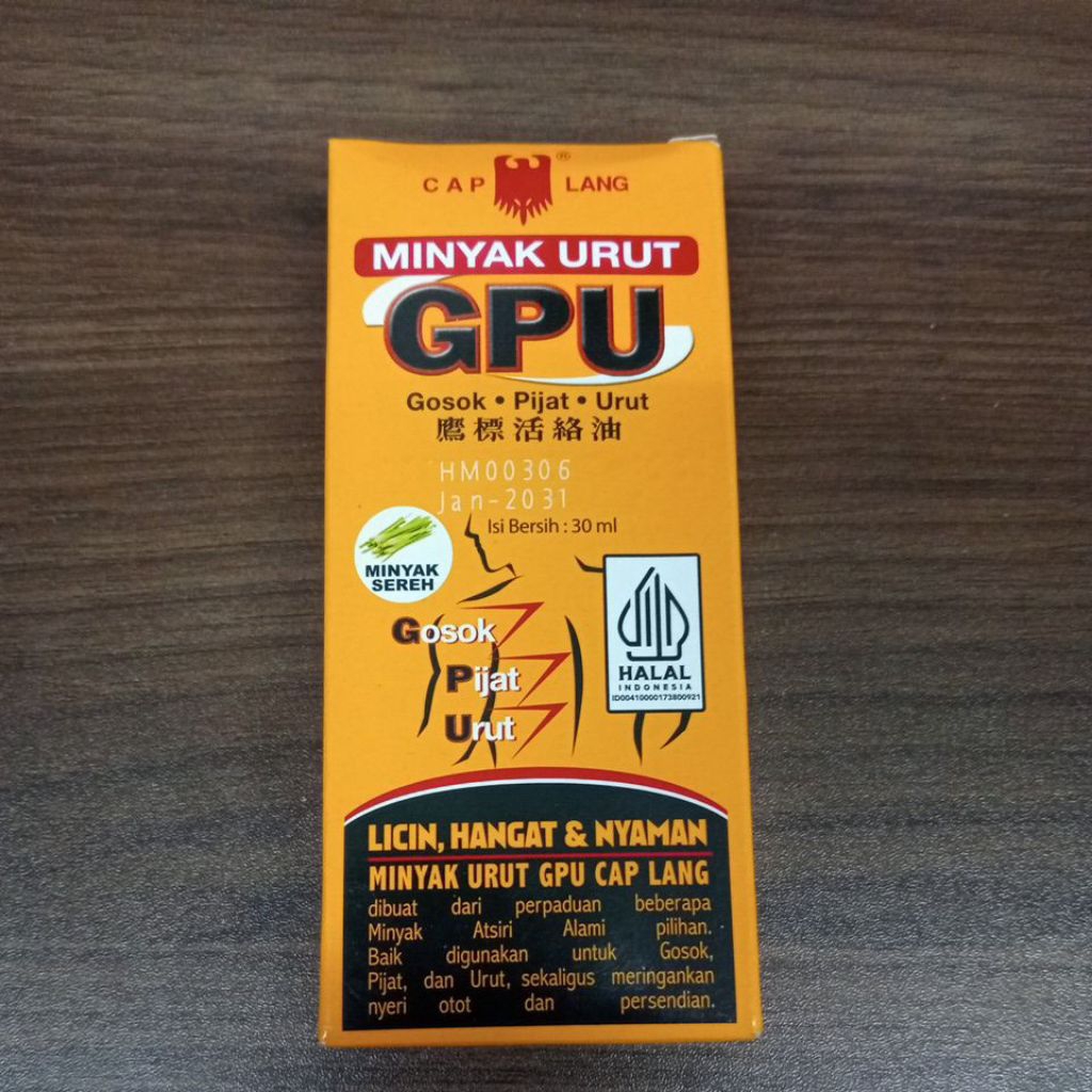 GPU minyak sereh 30ml 1 botol original